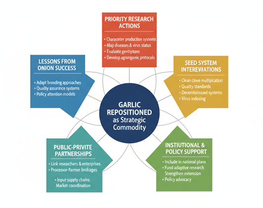 The self-reinforcing cycle of garlic research neglect in Africa